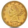 1903 S $5 Liberty Head Half Eagle Gold Coin NGC AU 55 