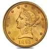1893 $10 Liberty Head Gold Eagle Coin NGC MS 63+ 
