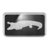 2021 Solomon Islands 1 oz Nile Crocodile Shaped Silver Coin - Animals of Africa .9999 Fine (w/Box & COA)
