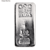 100 oz Generic Silver Bar .999 Fine