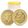 Tube of 10 - 2023 GB 1 oz Gold The Tudor Beasts Bull of Clarence Coin BU
