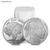 Roll of 20 - 1 oz Silver Buffalo Design Generic Rounds .999 Fine
