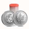 Roll of 25 - 2015 1 oz Canadian Silver Maple Leaf Lunar Sheep Privy
