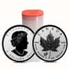 Roll of 25 - 2017 1 oz Silver Canadian Maple Leaf Lunar Rooster Privy .9999 Fine $5 Coin BU (Lot,Tube of 25)
