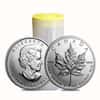 Roll of 25 - 2011 1 oz Silver Canadian Maple Leaf .9999 Fine $5 Coin