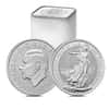 Roll of 25 - 2027 Great Britain 1 oz Silver Britannia Coin BU