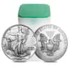 Roll of 20 - 1990 1 oz Silver American Eagle $1 Coin BU (Lot, Tube of 20)