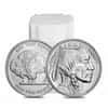 Roll of 20 - 1 oz Buffalo Silver Round .9999 Fine (Tube of 20)