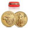 Roll of 20 - 2021 1 oz Gold American Eagle $50 Coin BU Type 2 (Lot, Tube of 20)