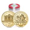 Tube of 20 - 2025 1/10 oz Austrian Gold Philharmonic Coin BU