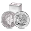 Roll of 25 - 2021 Great Britain 1 oz Silver Valiant Coin .9999 Fine BU (Tube, Lot of 25)