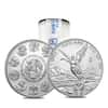 Roll of 25 - 2021 1 oz Mexican Silver Libertad Coin .999 Fine BU (Tube,Lot of 25)