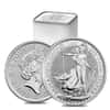 Monster Box of 500 - 2023 Great Britain 1 oz Silver Britannia Coin .999 Fine BU (20 Rolls, Tube of 25)