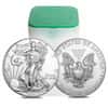 Roll of 20 - 2021 1 oz Silver American Eagle $1 Coin BU (Lot, Tube of 20)