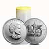 2013 1 oz Silver Canadian Maple Leaf 25th Anniversary Coin