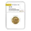 Russia 10 Roubles Nicholas II Gold Coin NGC AU 58 (Random Year)