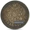 Russia 1 Rouble Nikolai II Silver Coin Avg Circ (Random Year)