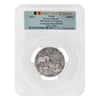 2021 Chad 2 oz Silver Mermaid & Unicorn Serial #7 PCGS MS 70 FDOI Antiqued High Relief - Mythical Creatures