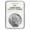 Silver Peace Dollars NGC MS 60 (Random Year, 1921-1935)