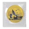 2016 3 Gram Chinese Gold Panda 50 Yuan .999 Fine BU (Sealed)