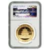 2003 1 oz 500 Yuan China Gold Panda NGC MS 64 - Mirrored Bamboo