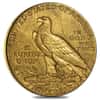 1911 $5 Indian Head Half Eagle Gold Coin ANACS AU 53