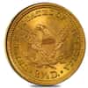 1896 $2.5 Liberty Head Quarter Eagle Gold Coin NGC AU 58