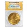 1907 D $20 Liberty Head Double Eagle Gold Coin ANACS MS 60