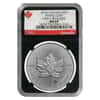 2016 1 oz Canadian Maple Leaf Silver NGC MS 69 Early Releases Retro Holder