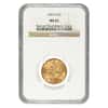 1907 D $5 Liberty Head Half Eagle Gold Coin NGC MS 62