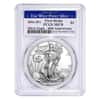 2016-W 1 oz Silver American Eagle $1 Coin PCGS MS 70 First Strike West Point - 30th Anniversary 