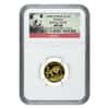 1990 1/10 oz Chinese Gold Panda 10 Yuan NGC MS 68