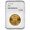 1923-D $20 Gold Saint Gaudens Double Eagle Coin NGC MS 62