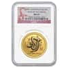2001 1 oz Gold Lunar Year of The Snake Perth Mint (Series I) NGC MS 69