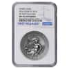 2016 2 oz Cook Islands Silver Norse Gods Sif Ultra High Relief NGC MS 69 Antiqued First Releases w/COA