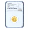 2001 Isle of Man 1/10 oz Gold Somali Kittens NGC MS 66