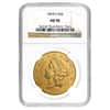 1874-S $20 Liberty Head Double Eagle Gold Coin NGC AU 50
