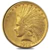 1913 $10 Indian Head Gold Eagle NGC AU 58