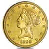 1899 $10 Liberty Head Gold Eagle Coin PCGS MS 62
