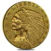 1912 $2.5 Gold Quarter Eagle Indian Head NGC AU 55