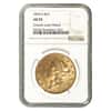 1874-S $20 Liberty Head Double Eagle Gold Coin NGC AU 55