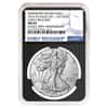 2016-W 1 oz Burnished Silver American Eagle NGC MS 69 Early Releases - 30th Anniversary (Retro Holder)
