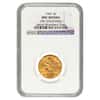 1900 $5 Liberty Head Half Eagle Gold Coin NGC UNC Details (Obverse Scratched)