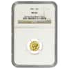 1851 $1 Liberty Head Gold Coin NGC MS 62
