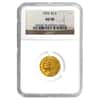 1929 $2.5 Gold Quarter Eagle Indian Head NGC AU 58