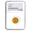 1909 $2.5 Indian Head Quarter Eagle Gold Coin NGC AU 58