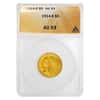 1914 D $5 Indian Head Half Eagle Gold Coin ANACS AU 53