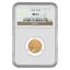 1927 $2.5 Gold Quarter Eagle Indian Head Coin NGC MS 63