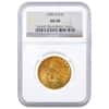 1909 D $10 Indian Head Eagle Gold Coin NGC AU 58