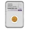 1914 D $2.5 Indian Head Gold Quarter Eagle Coin NGC AU Details 